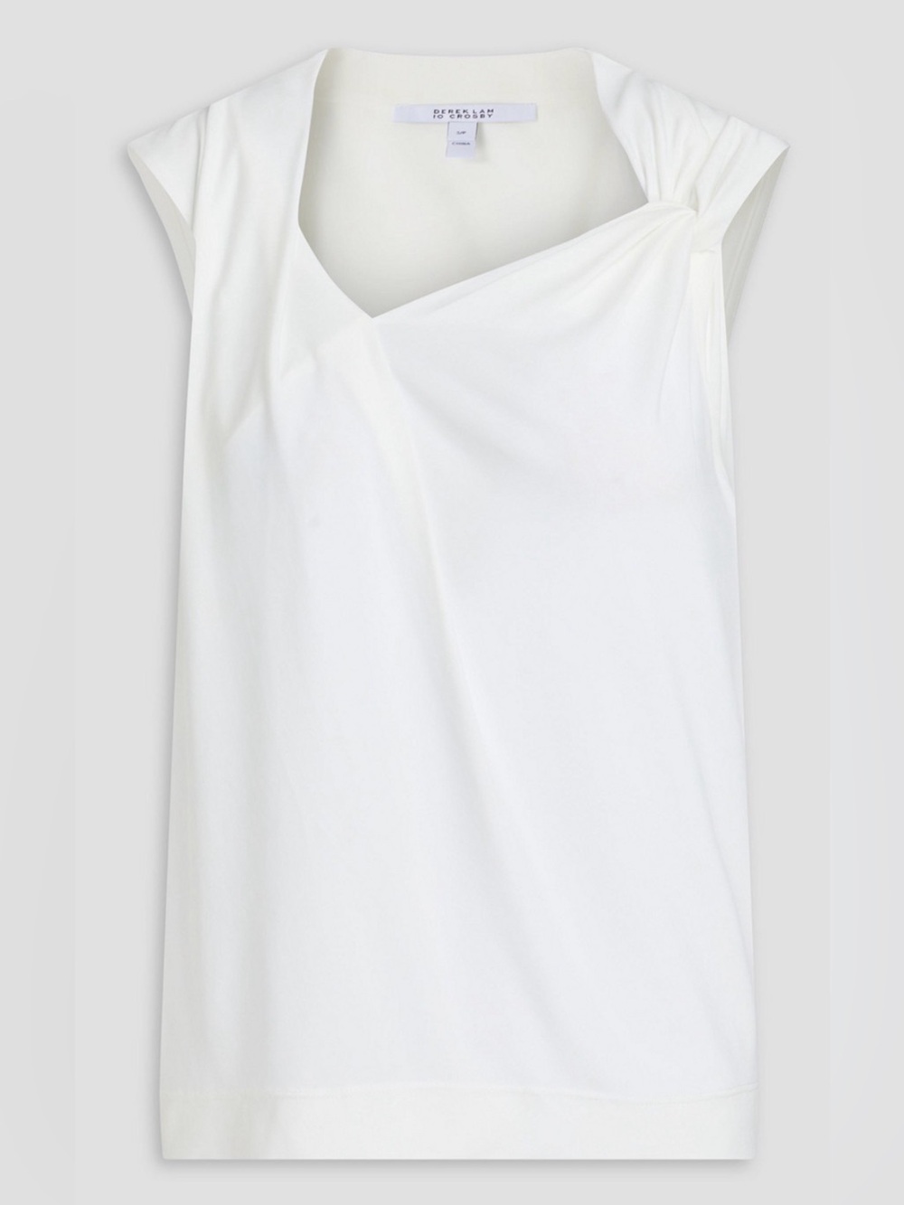 Derek Lam 10 Crosby Alya Draped Top In
White never worn